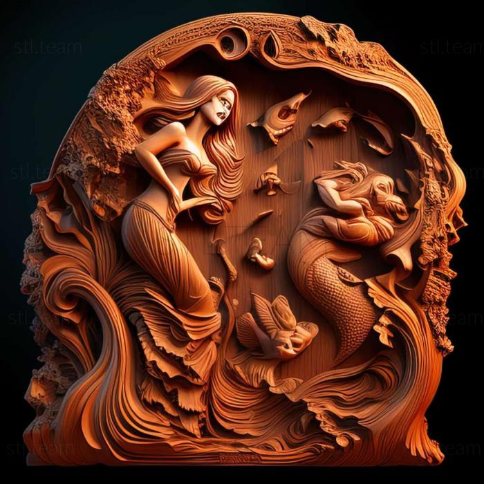 3D model Disney The Little Mermaid game (STL)